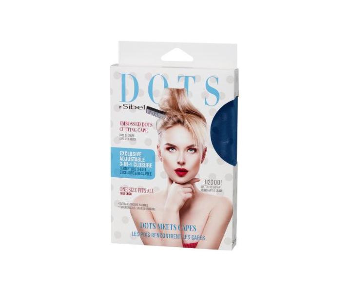 Kaderncka pltenka na farbenie a strihanie vlasov Sibel Dots - modr