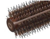 Okrhla dreven kefa na vlasy s kanmi a nylonovmi tetinami Sibel Decopro - 25 mm