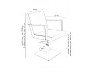 Kaderncke kreslo Sibel Devotio - biele