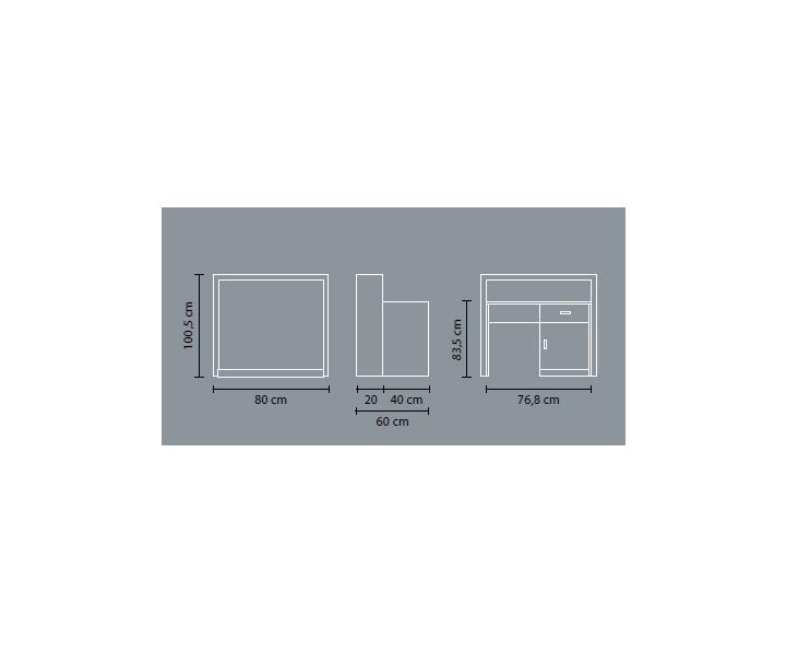 Kadern�cka recepcia Hairway FRANZ mini - �ierna