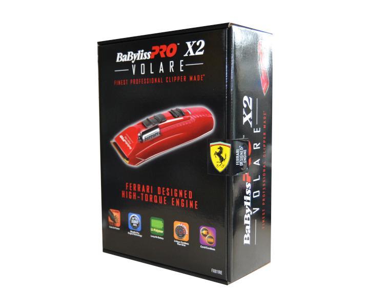 Stroj�ek na vlasy BaByliss Pro X2 FERRARI FX811RE  - �erven�