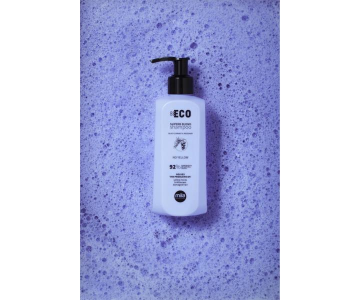 ampn na neutralizciu ltch tnov Mila Professional Be Eco Superb Blond Shampoo - 900 ml