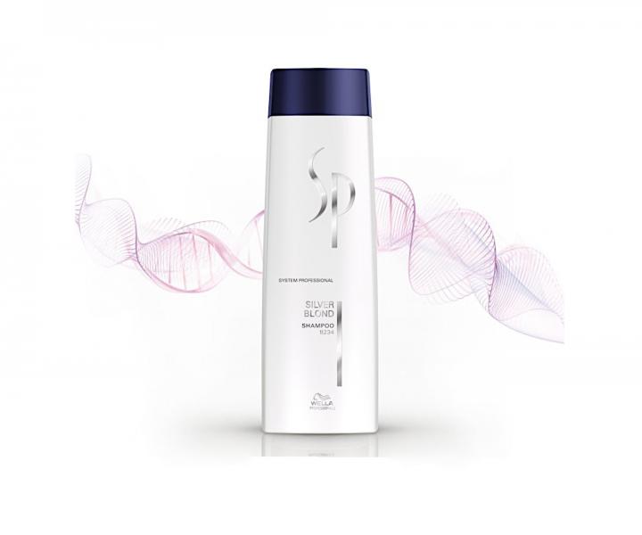 ampn pre blond a prirodzene ediv vlasy Wella Professionals SP Silver Blond Shampoo - 250 ml
