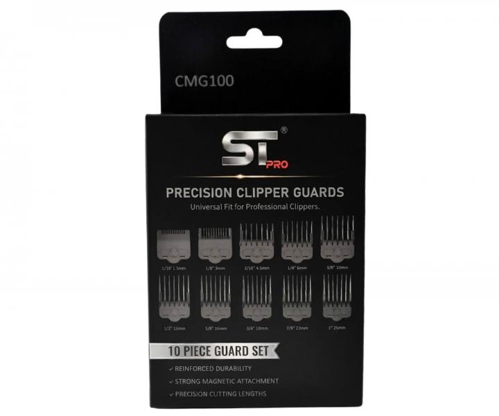 Sada n�hradn�ch magnetick�ch nadstavcov Supreme Trimmer Premium Magnetic Clipper Guards CMG100 - 10 ks