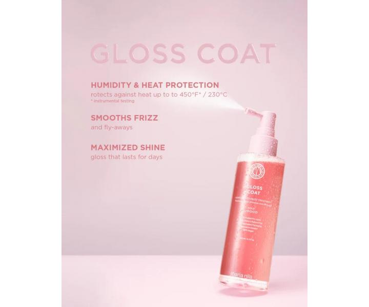 Tepelne aktivovan� uhladzuj�ci termoochrann� sprej Maria Nila Gloss Coat Leave In Anti-Frizz Treatment - 200 ml
