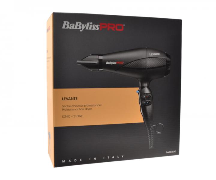 Profesionlny fn na vlasy BaByliss Pro Levante Ionic BAB6950IE - 2100 W, ierny