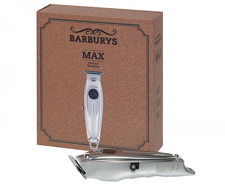 Profesionlny kontrovac strojek na vlasy Sibel Barburys Max - strieborn