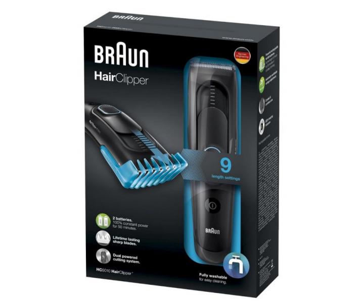 Zastrihva vlasov Braun HC5010 - sieov/akumultorov