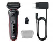 Planetov holiaci strojek Braun Series 5 51 R1000s - ierno-erven