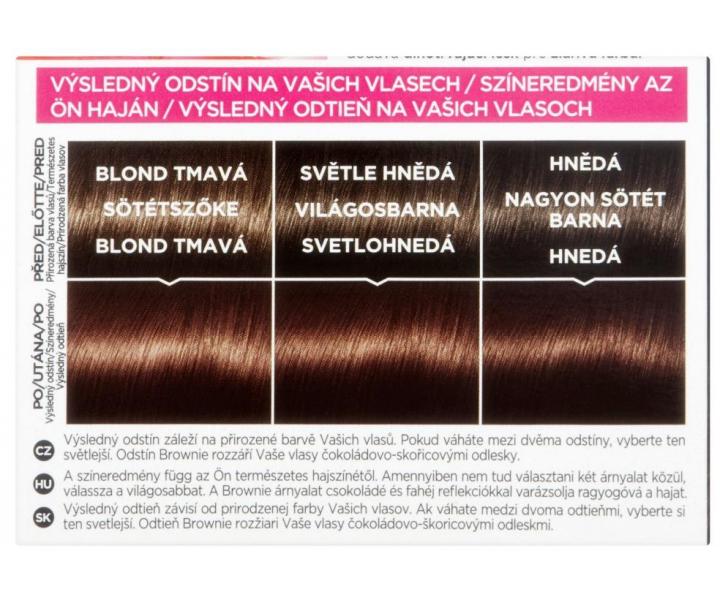 Preliv bez amoniaku Loral Casting Crme Gloss - 454 brownie