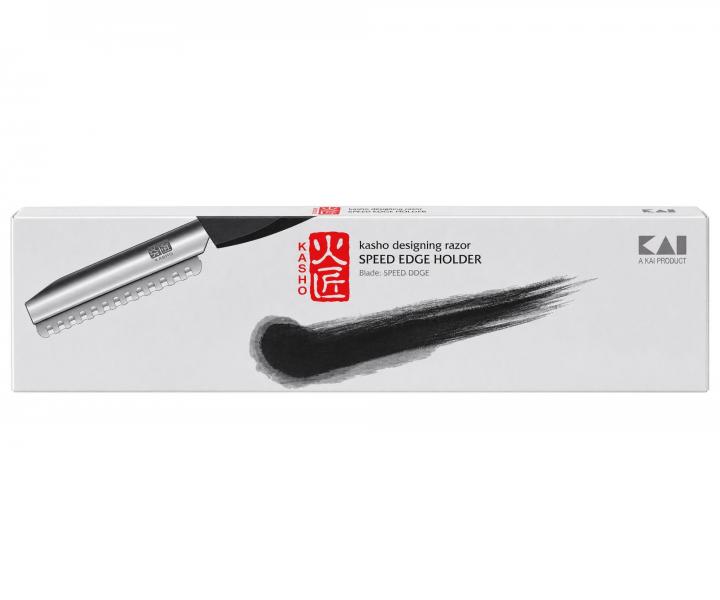 Efila�n� britva na vlasy Kasho Designing Razor Speed Edge Holder - �ierna