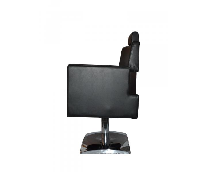 Kadern�cke Barber kreslo Detail Larry - �ierna - II. akos� - dierka v ko�enke, kriv� opierka chrbta