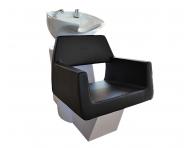 Kadern�cky um�vac� box Detail Luxor - �ierne kreslo (77) - biely um�vac� box - II. akos� - odrenina