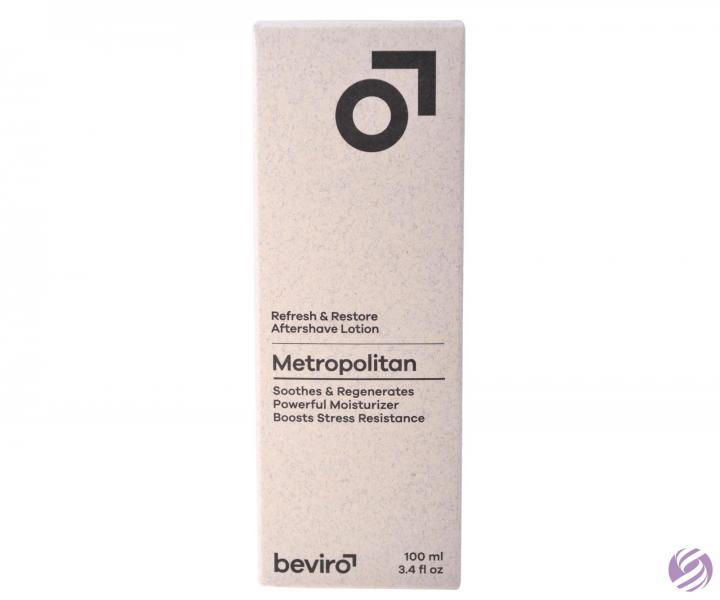 Osvie�uj�ca a regenera�n� voda po holen� Beviro Refresh & Restore Aftershave Lotion Metropolitan - 100 ml