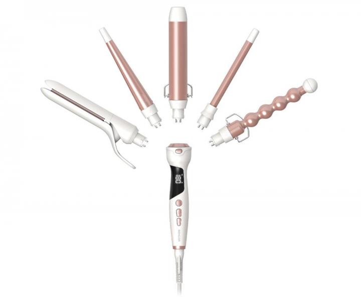 Multifunk�n� kulma na vlasy Sencor 5in1 Curler & Straightener SHS 8700RS - biela