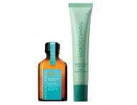 Dar�ekov� sada olejovej starostlivosti a balzamu na pery Moroccanoil The Shine Suite Moroccan Mint Tea Lip Balm Gift Set
