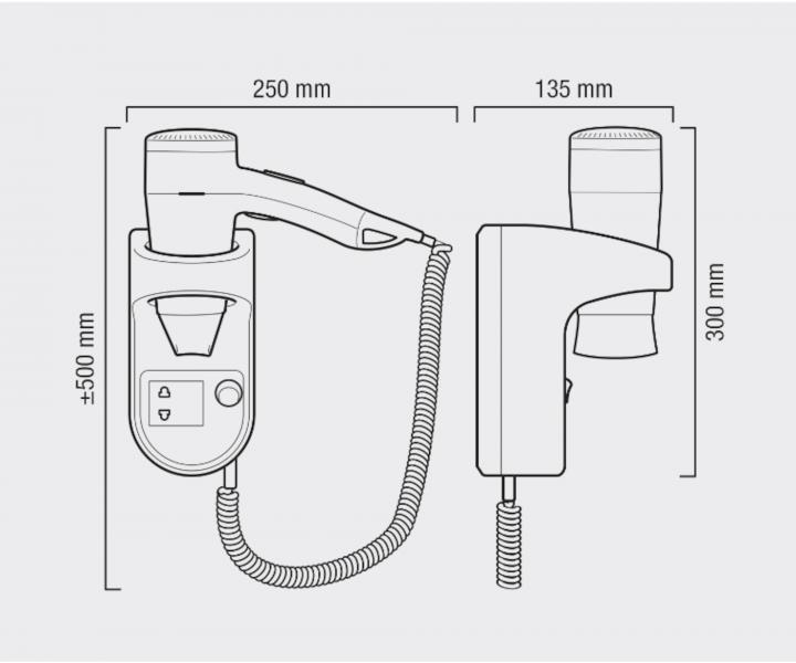 F�n na stenu Valera Smart 1200 Shaver - smotanov�
