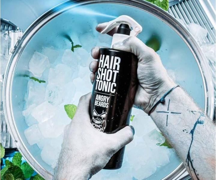 Osvieujce tonikum na vlasy Angry Beards Hair Shot Tonic - 500 ml