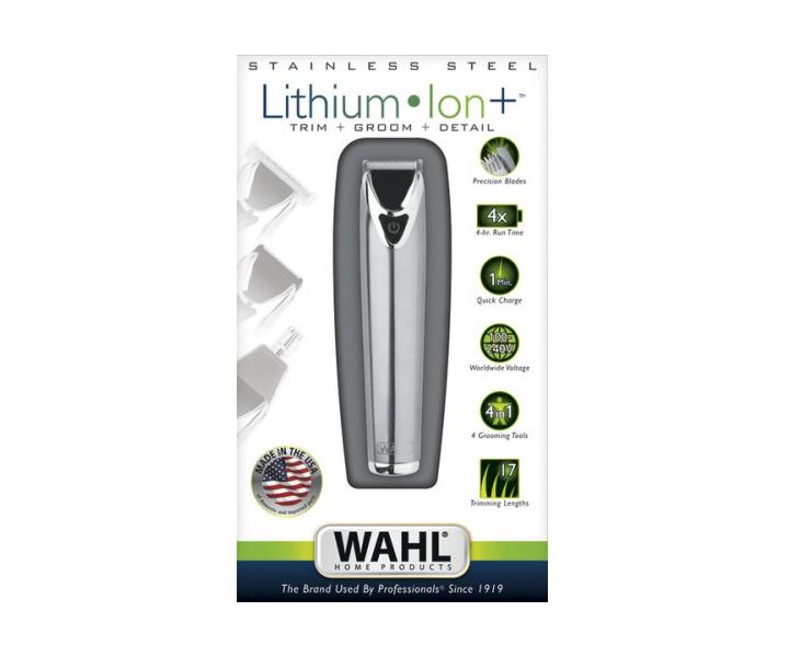 Akumultorov zastrihva Wahl Lithium Ion + 9818-116 - rozbalen, pouit, pokoden kart. obal