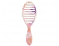 Kefa na rozesvanie a fkanie vlasov Wet Brush Speed Dry Colorwash - fialovo-oranov