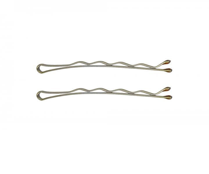 Vlnit sponka Eurostil Professional - 5 cm, zlat - 300 ks