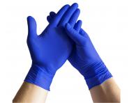Latexov rukavice Espeon Latex Blue - 100 ks, modr, vekos L