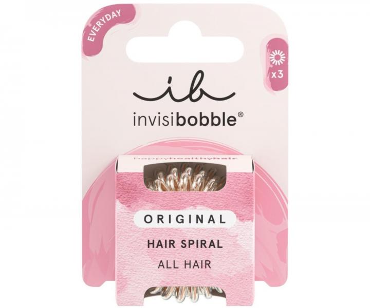 �pir�lov� gumi�ka do vlasov Invisibobble Original Bronze Me Pretty - bronzov�, 3 ks