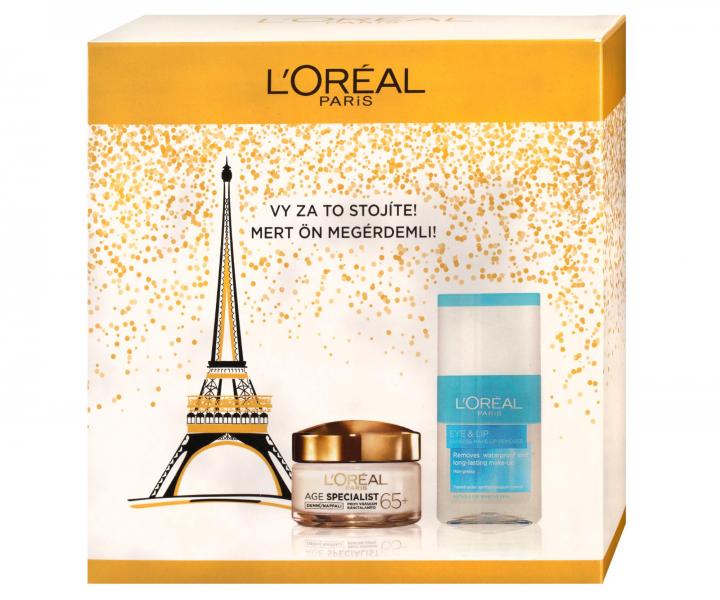 Dar�ekov� sada Lor�al Paris Age Specialist - kr�m proti vr�skam 50 ml + odli�ova� o�� a pier 125 ml