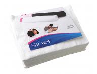 Uter�ky frot� 45 x 28 cm, 100% bavlna, Sibel, biele - 12 ks