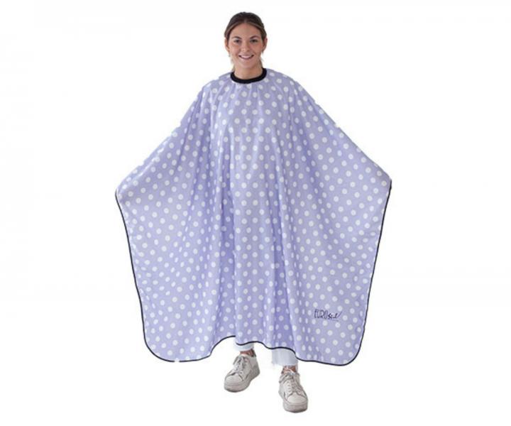 Kaderncka pltenka na strihanie Eurostil Professional - fialov s bodkami - kovov hik