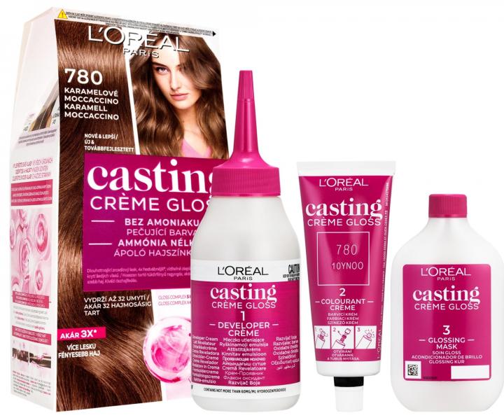 Preliv bez amoniaku Loral Casting Crme Gloss - 780 karamelov moccaccino