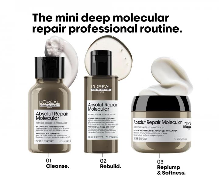 Maska pre po�koden� vlasy Lor�al Professionnel Serie Expert Absolut Repair Molecular - 75 ml