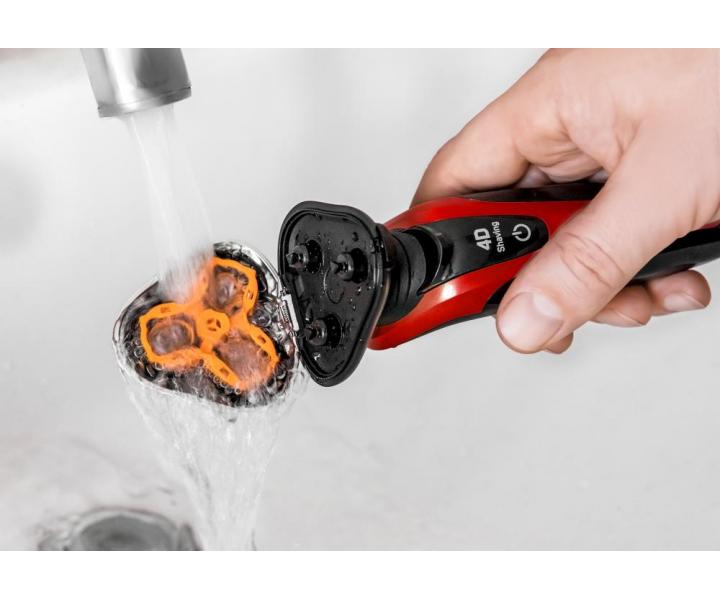 Rotan holiaci strojek Sencor SMS 5013RD - erveno-ierny