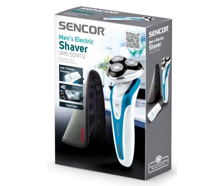 Rotan holiaci strojek Sencor SMS 5014TQ - tyrkysovo-biely