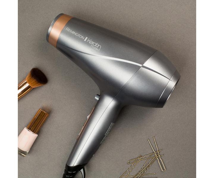 Fn na vlasy Remington Keratin Protect AC8820 - strieborn, 2200 W