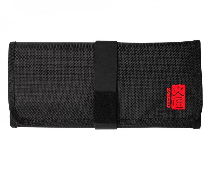 Kompletn� sada profesion�lnych karb�nov�ch hrebe�ov s puzdrom Kasho CC-Roll Set - �ierna