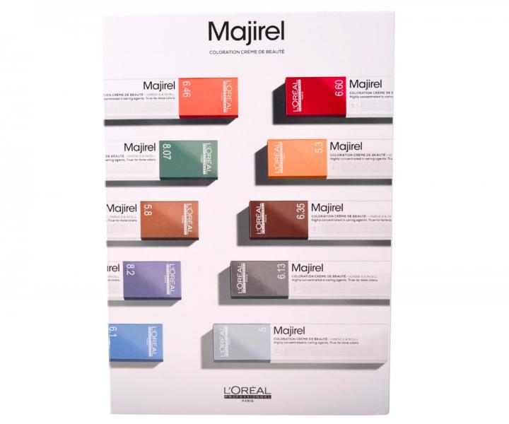 Vlasov� vzorkovn�k farieb Lor�al Professionnel Majirel