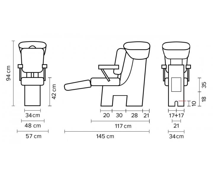 Kaderncky nbytok Hairway Augusta/Gustav - ierne podrky