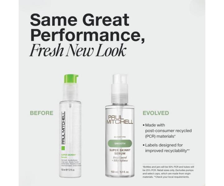 Termoochrann� uhladzuj�ce s�rum pre v�etky typy vlasov Paul Mitchell Smooth Super Skinny Serum - 150 ml