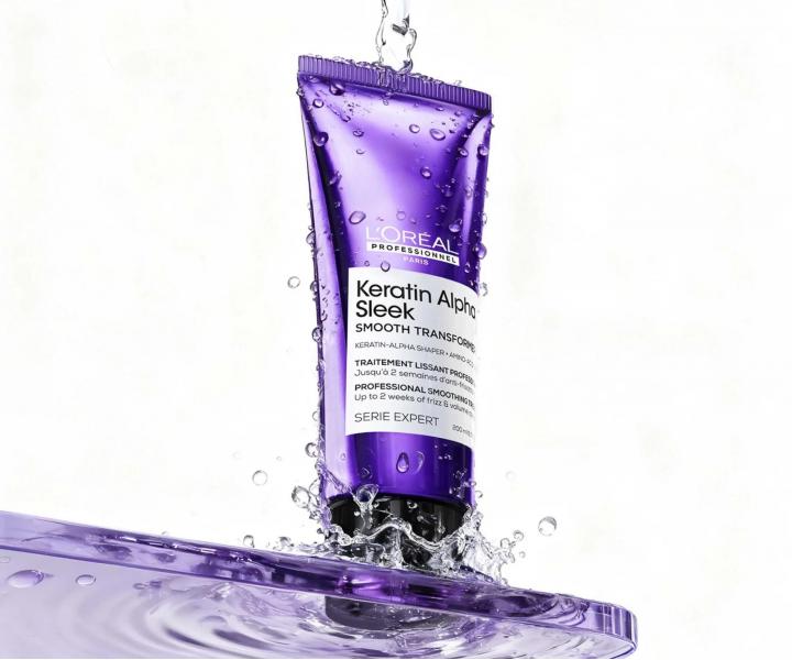 Rad pre uhladenie krepat�ch vlasov Lor�al Professionnel Serie Expert Keratin Alpha Sleek