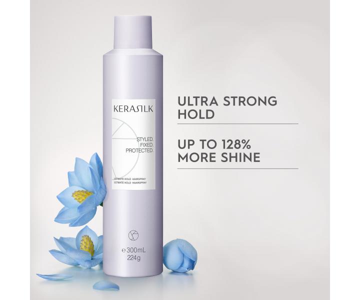 Lak na vlasy s maximlnou fixciou Kerasilk Ultimate Hold Hairspray - 300 ml