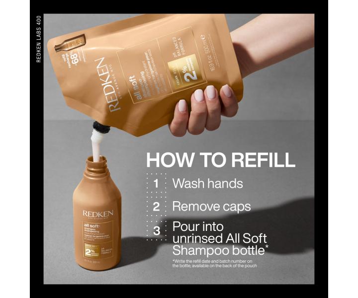 Vyivujci ampn pre such a krehk vlasy Redken All Soft