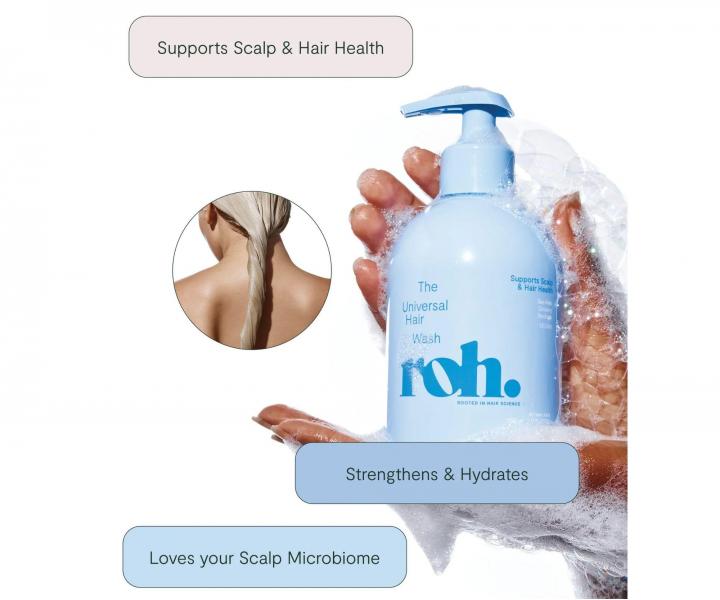 Vy�ivuj�ci �amp�n pre such� a l�mav� vlasy ROH The Universal Hair Wash - 350 ml