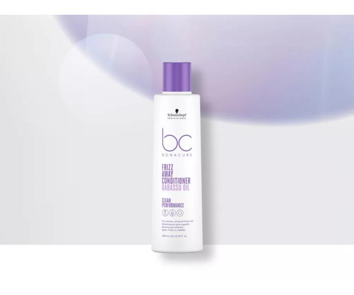 Kondicionr pre nepoddajn a krepovat vlasy Schwarzkopf Professional Bonacure Frizz Away - 200 ml