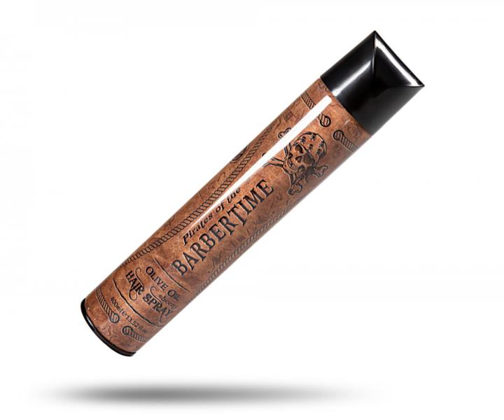 Leskl lak na vlasy s olivovm olejom Barbertime Olive Oil Sheeny Hair Spray - 400 ml