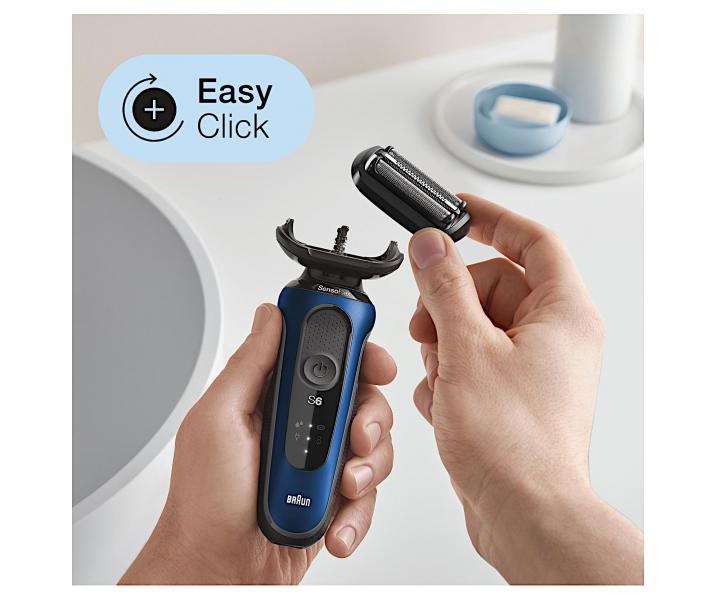 Plan�etov� holiaci stroj�ek Braun Series 6 61-B1000s - modr�