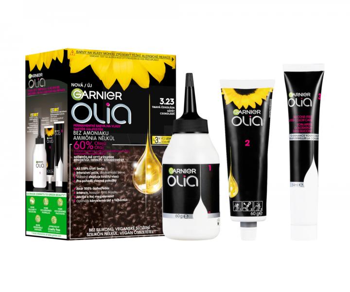 Permanentn� olejov� farba Garnier Olia 3.23 tmav� �okol�da