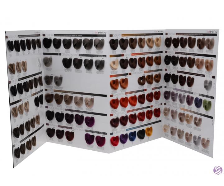 Vlasov vzorkovnk farieb Inebrya - Color, Bionic