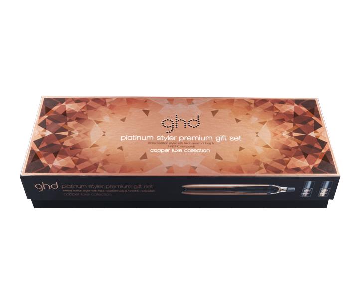 ehlika na vlasy GHD Platinum Copper Luxe + 2 laky na nechty