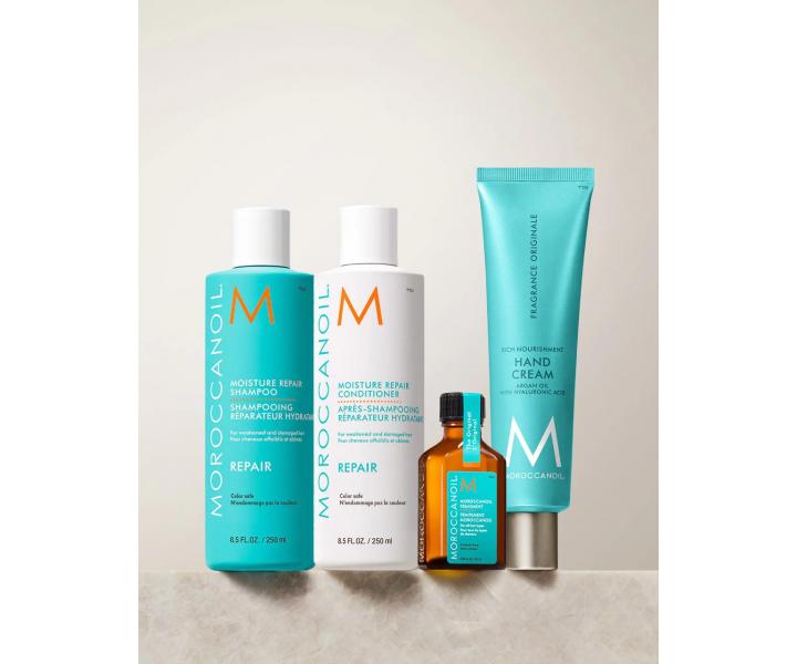 Dar�ekov� sada na regener�ciu such�ch vlasov Moroccanoil Luminous Wonders Repair